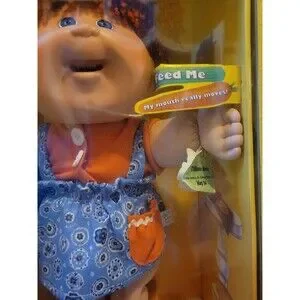 Vintage CABBAGE PATCH KIDS Collectors Doll SnackTime Kid Tiffanie Britt NIB  HTF